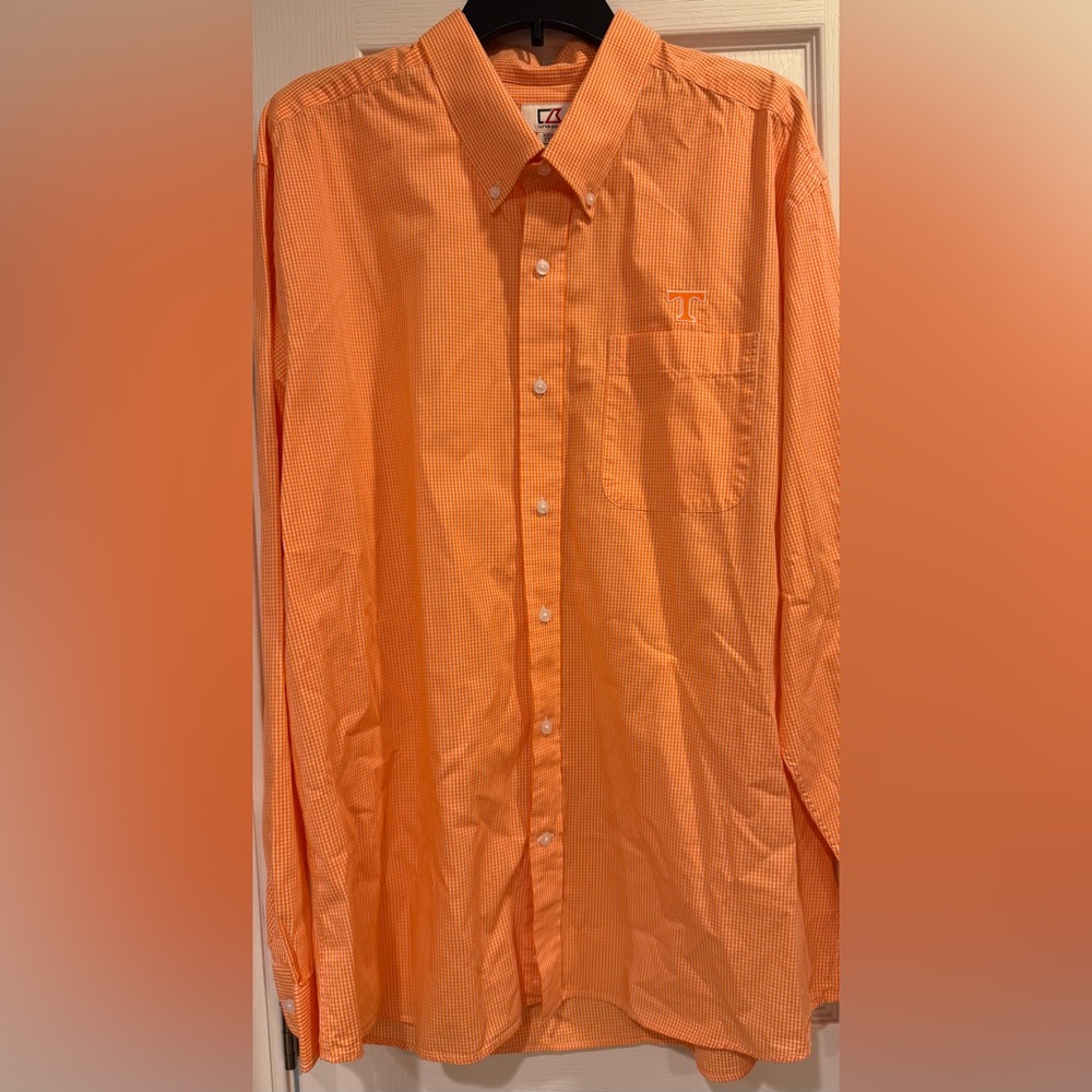 Cutter & Buck Men's Long Sleeve Dress Shirt XXXL Vols Tennessee Volunteers